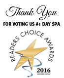 Readers Choice Award - Thank you for making us #1 Day Spa